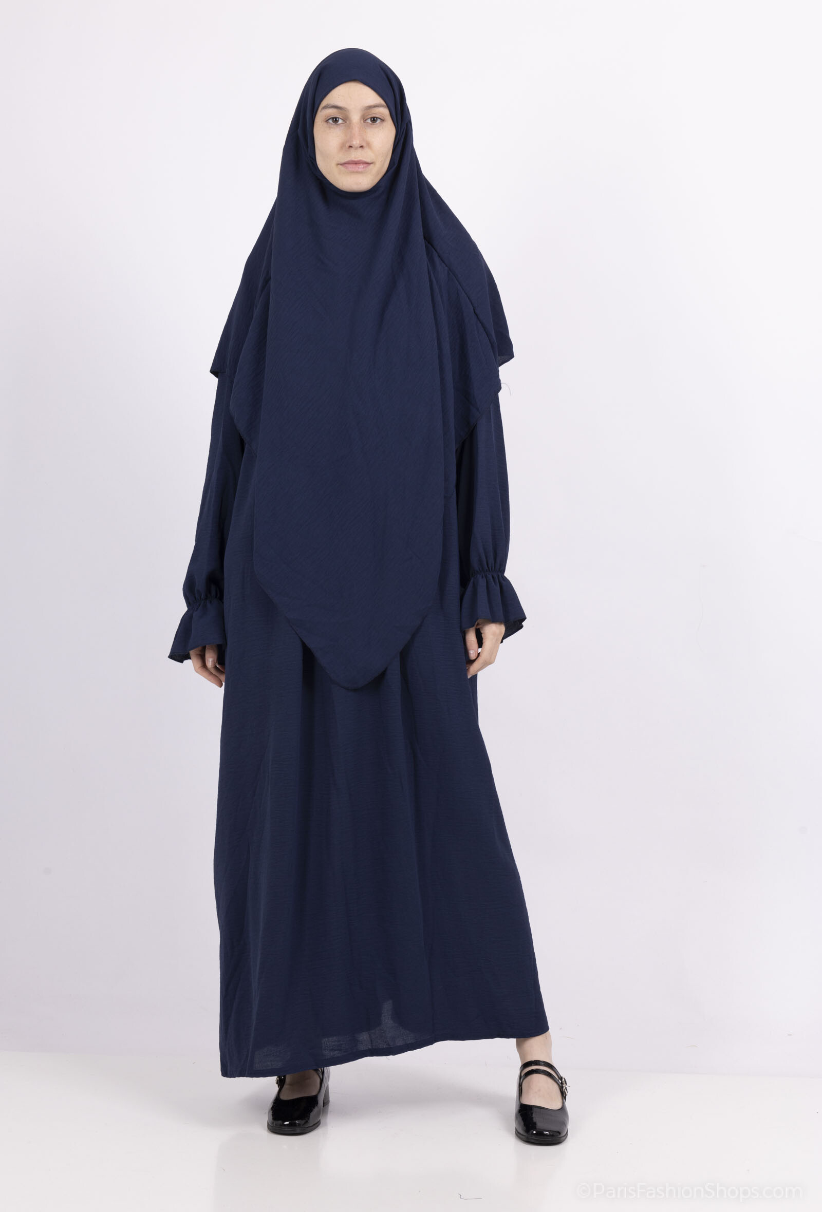 Wholesaler ZABULON 3 - Khimar jersey dress set