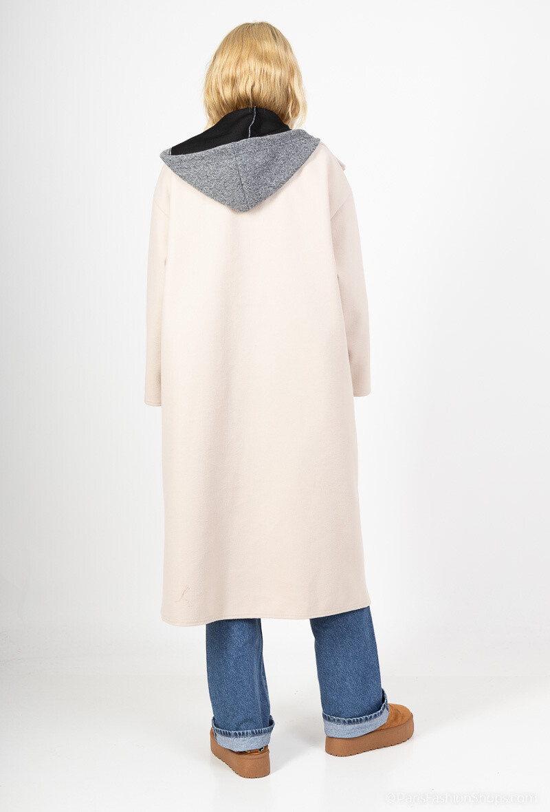 Woolen coats - Ecru - 4 - large format