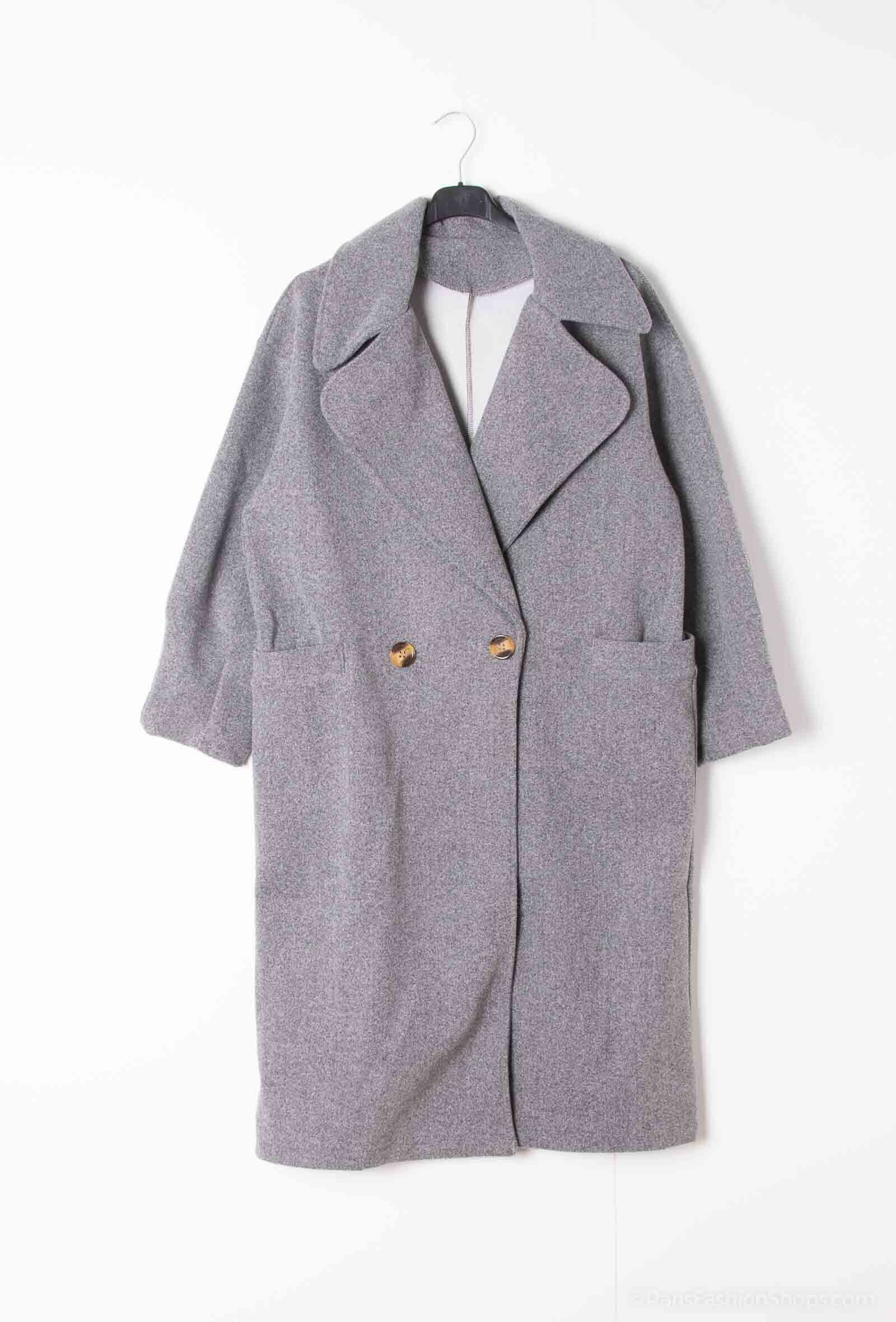 LONG COAT - Silver - 1 - large format