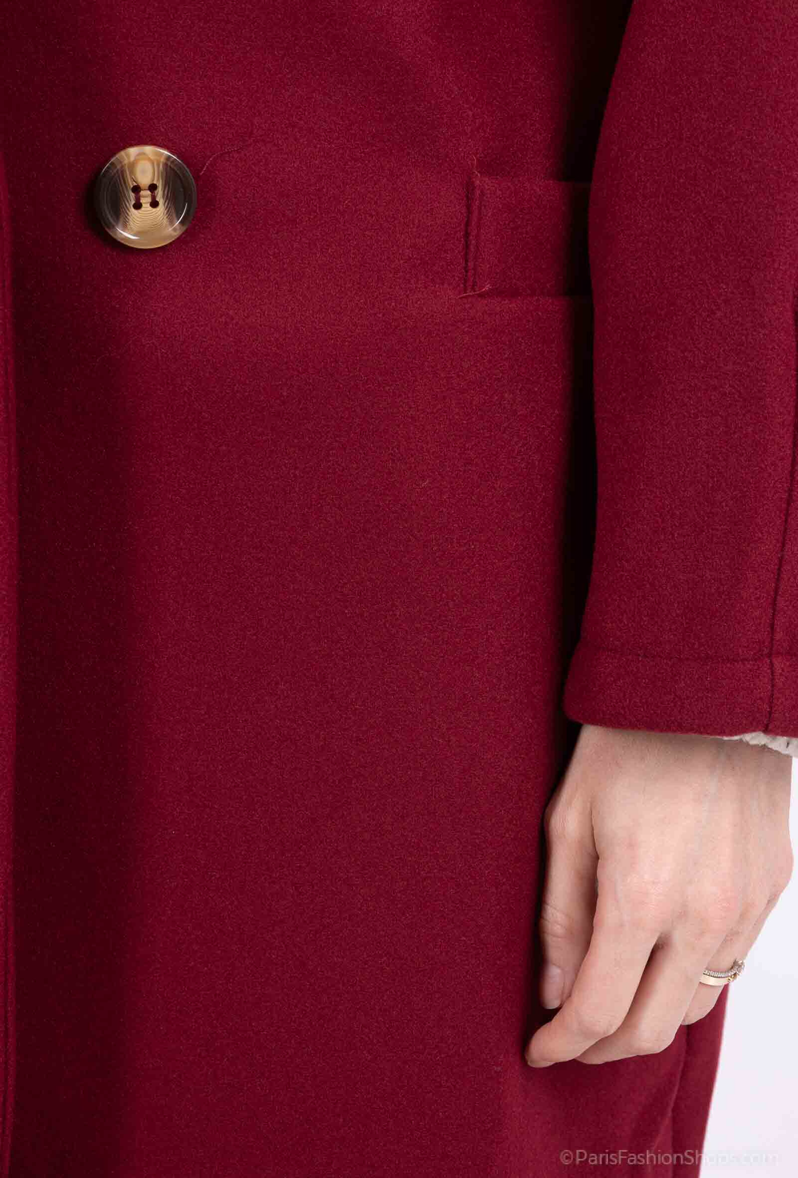 LONG COAT - Carmine - 5 - large format