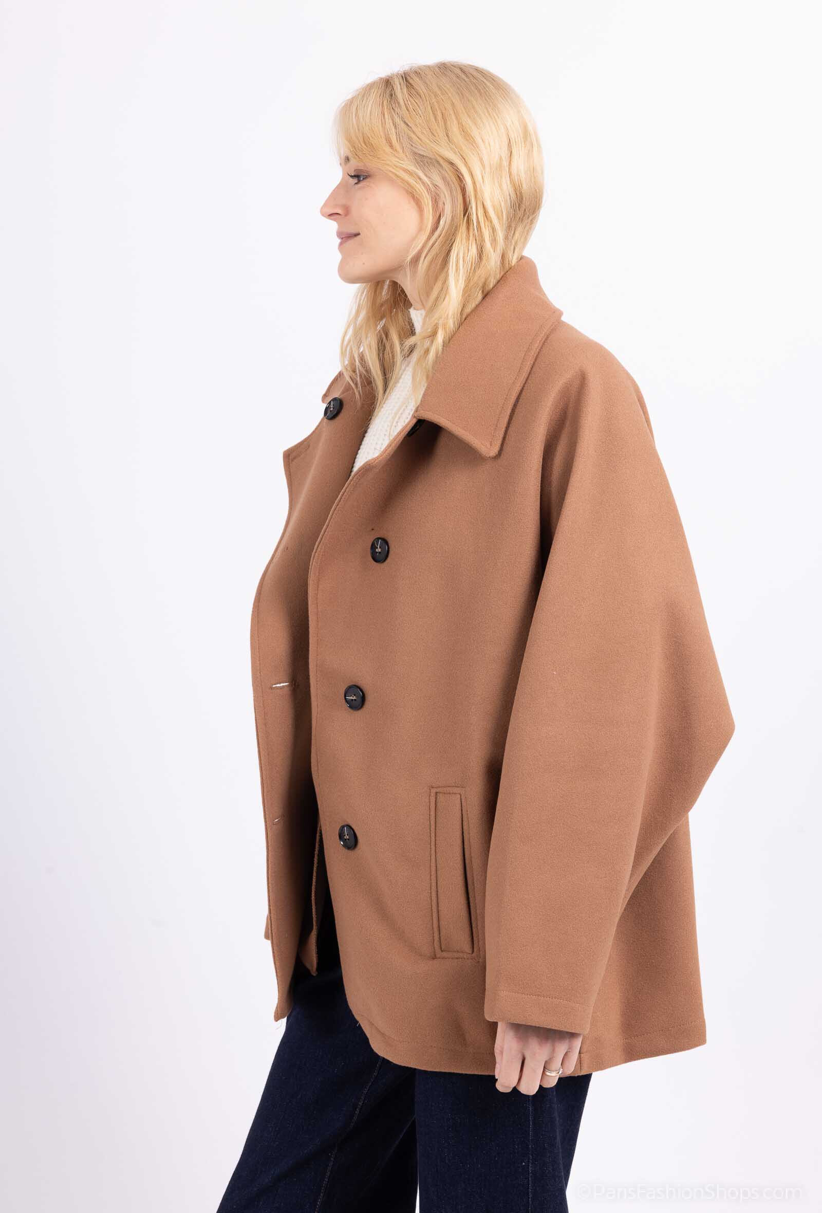 SHORT COAT - Copper - 2 - large format
