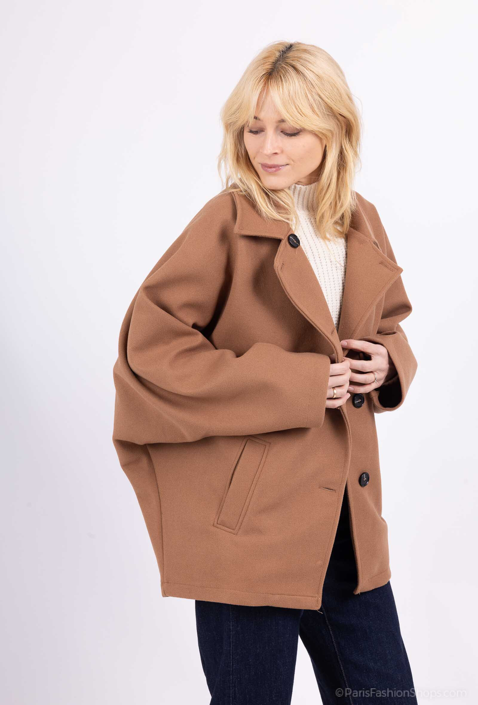 SHORT COAT - Copper - 3 - large format