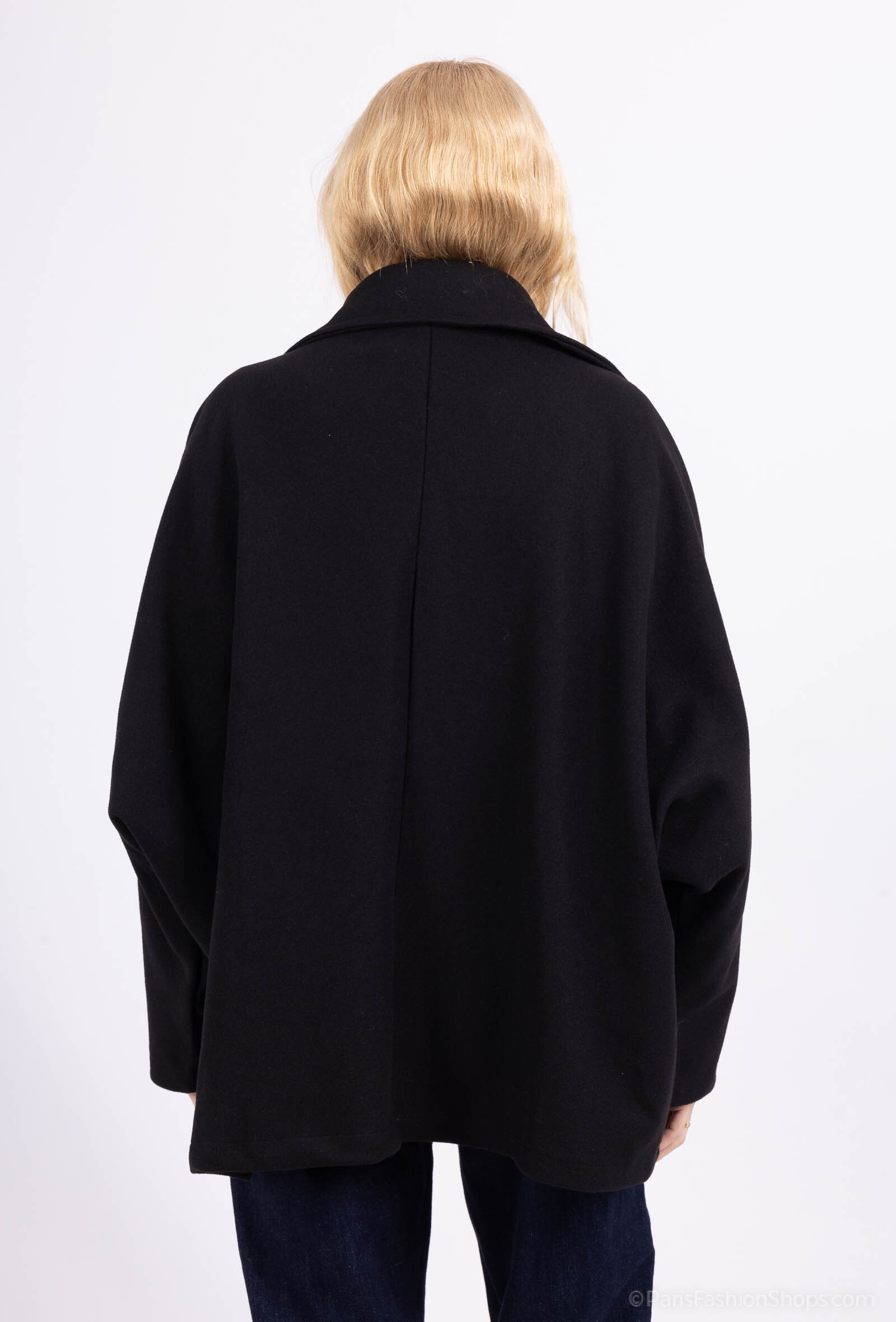 SHORT COAT - Black - 4 - large format