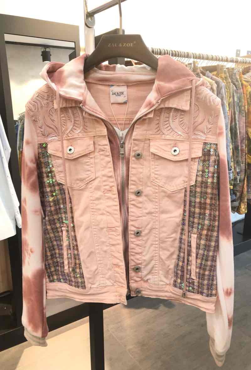 Grossiste Zac & Zoé - Veste en jeans à capuche