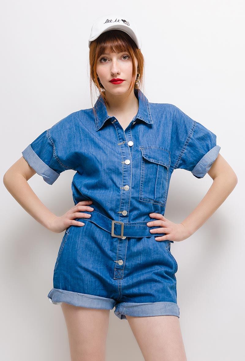 Wholesaler Zac & Zoé - Denim playsuit