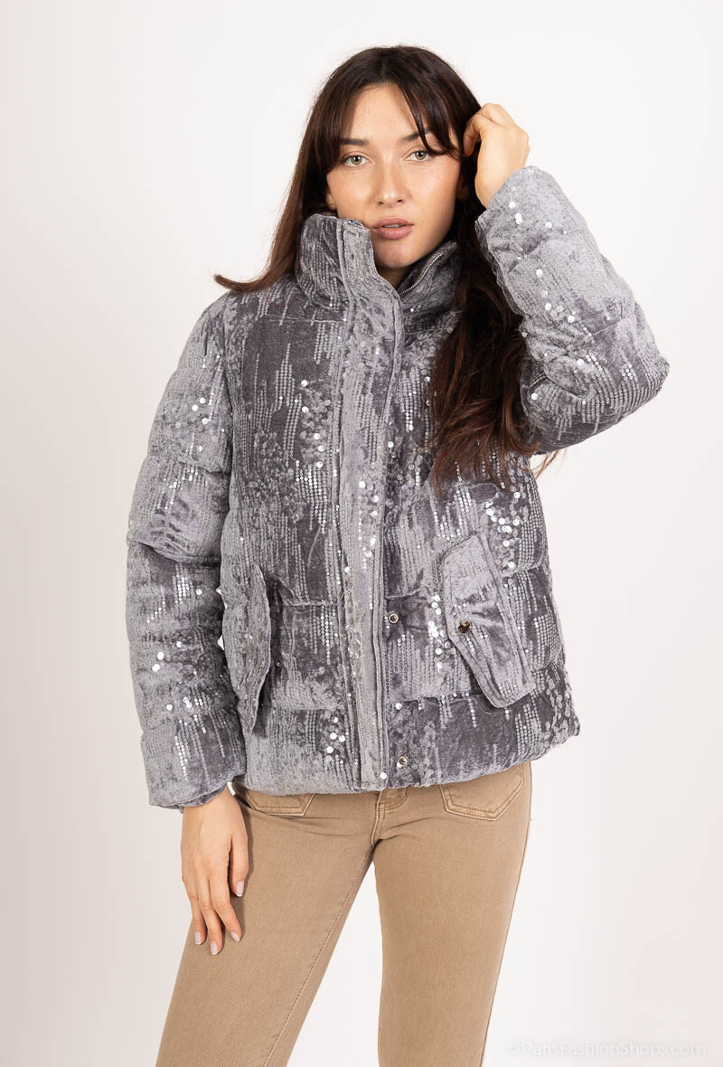 Wholesaler Zac & Zoé - Sequined down jacket