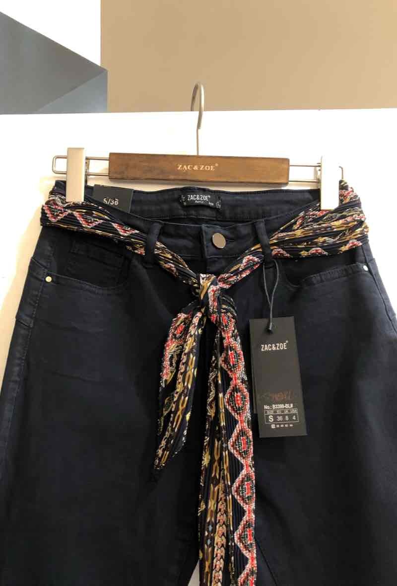 Grossiste Zac & Zoé - Jean basique push up avec foulard