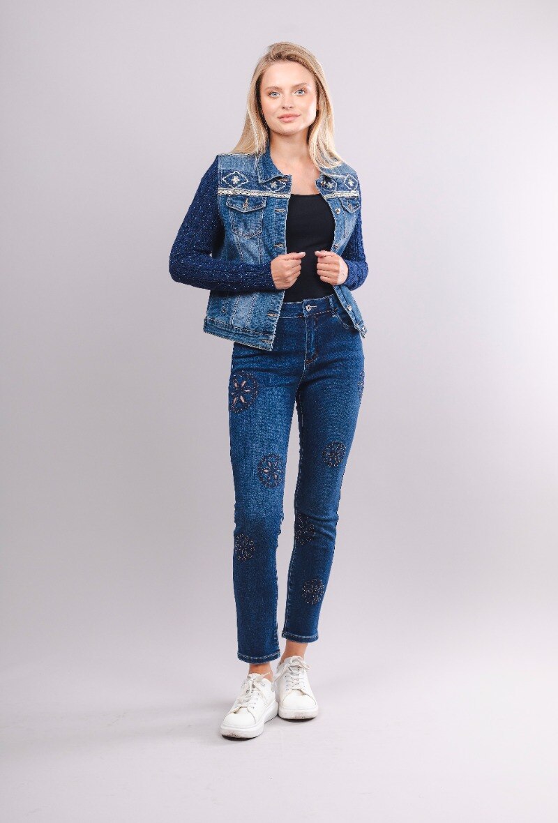 Wholesaler Zac & Zoé - Embrodery jeans