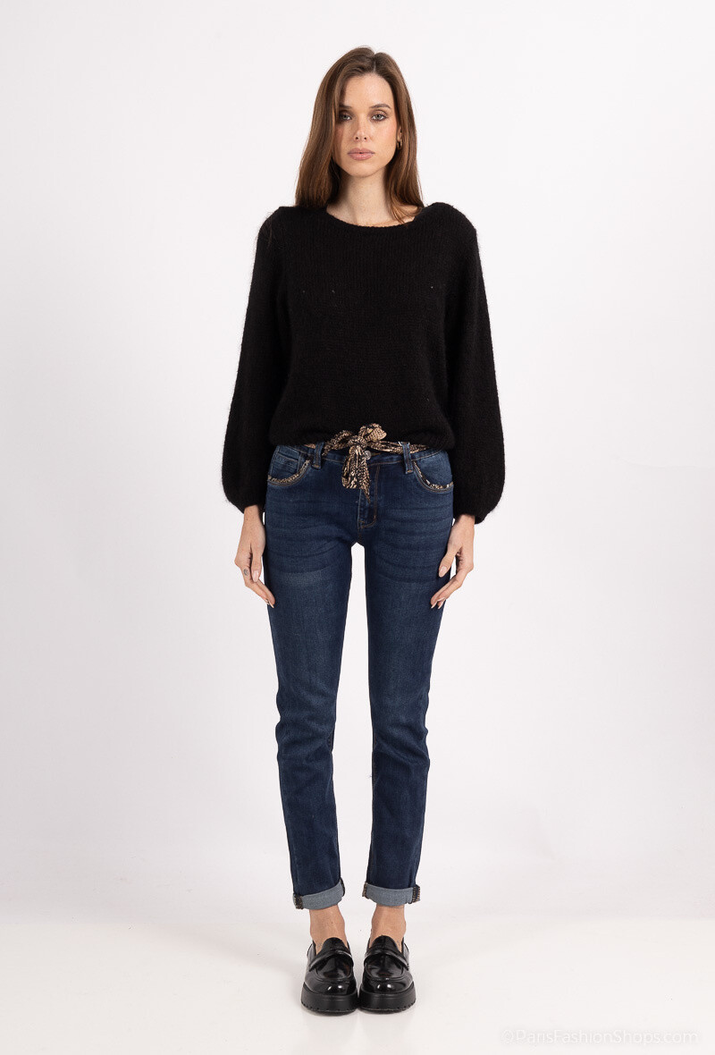 Wholesaler Zac & Zoé - SLIM TROUSERS WITH PYTHON DETAILS