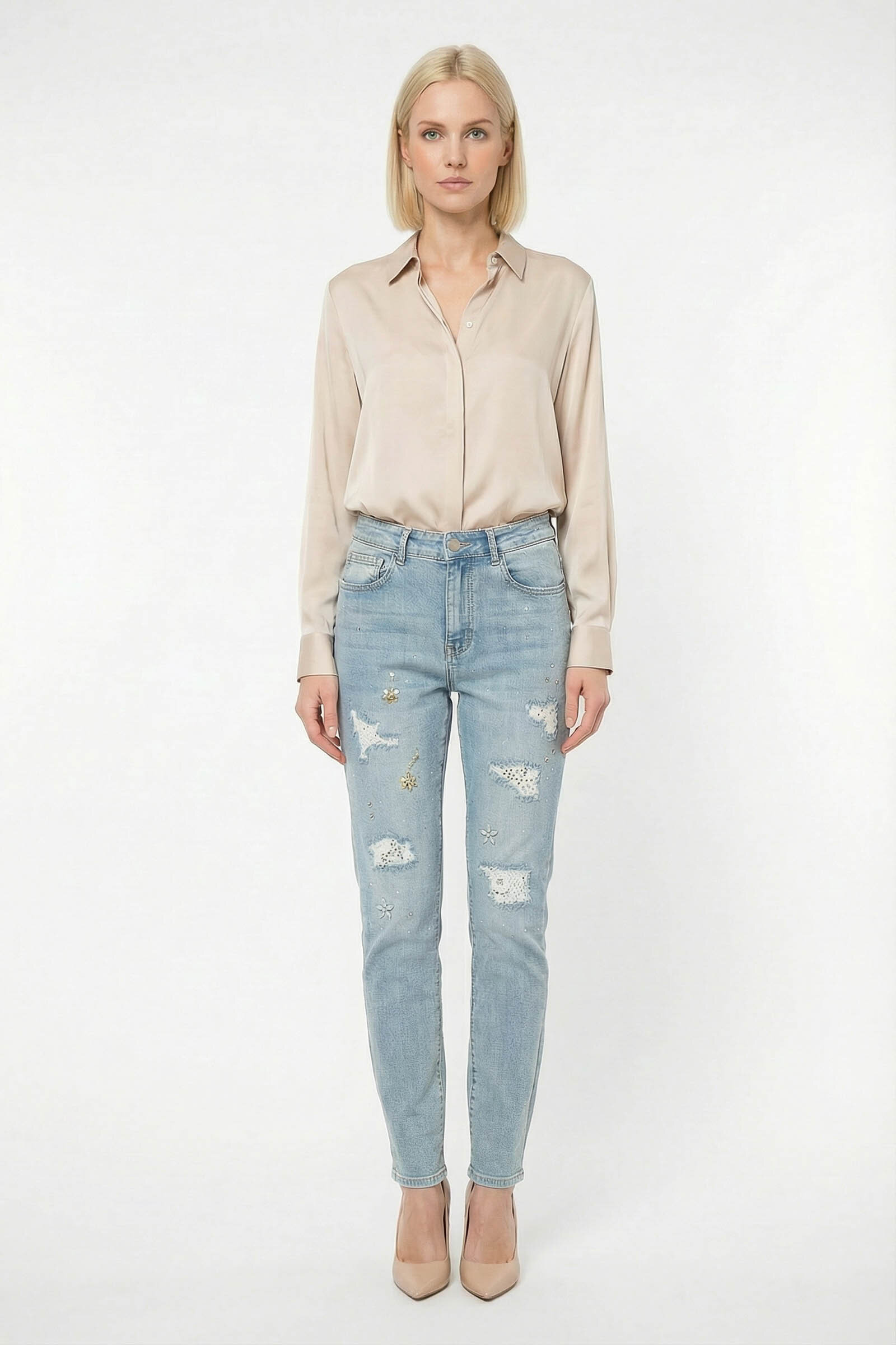 JEANS MOM FIT STRASSE