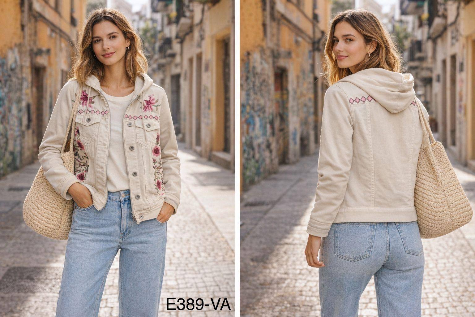 Grossiste Zac & Zoé - VESTE EN JEANS CAPUCHE