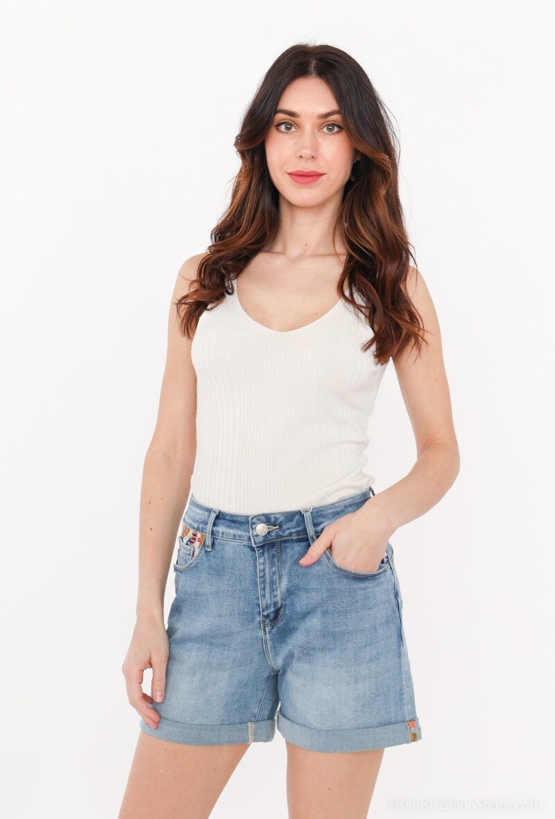 Wholesaler Zac & Zoé - Embrodery short