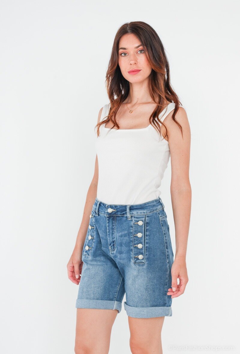 Wholesaler Zac & Zoé - Buttons shorts