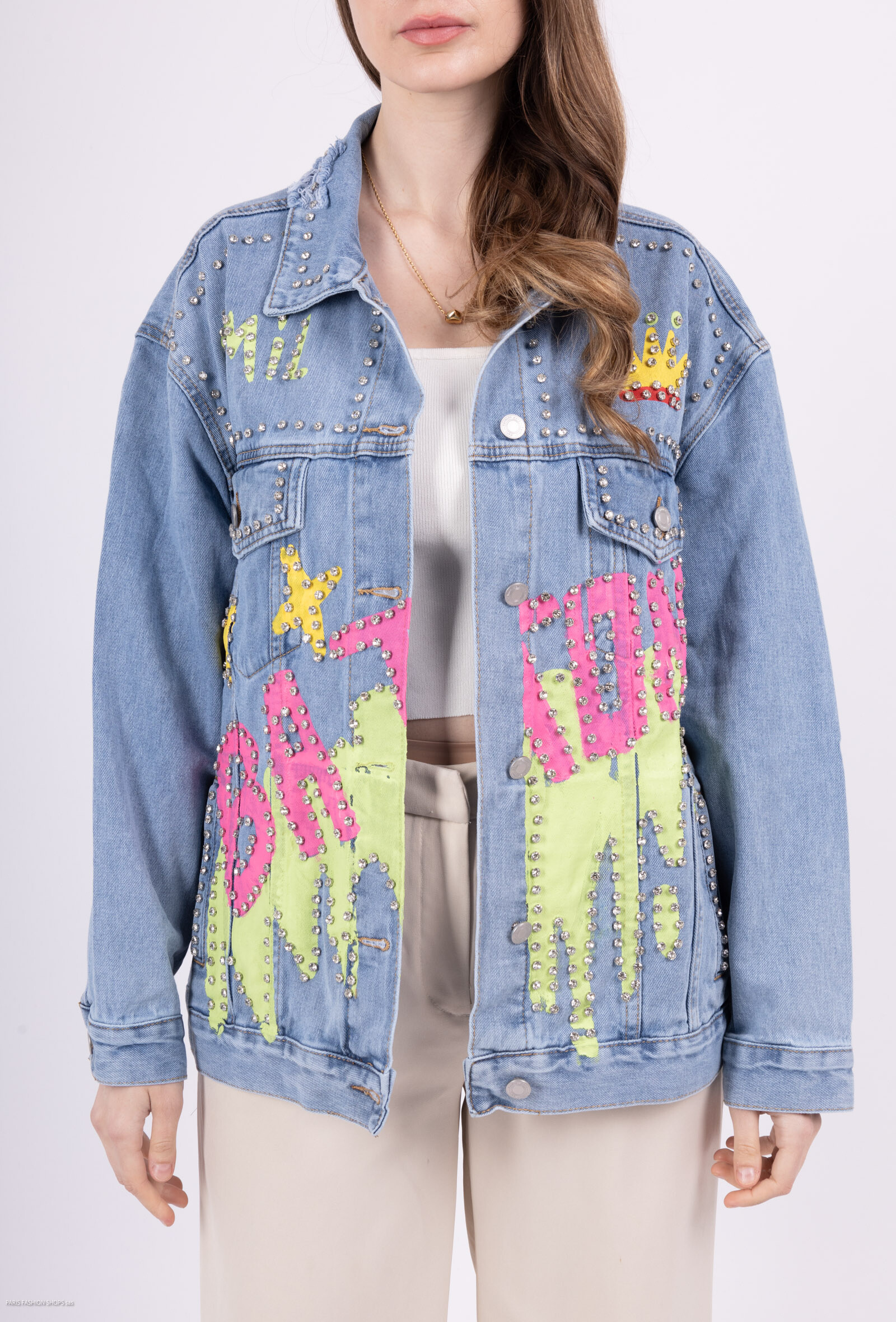 Grossiste Zac & Zoé - Veste en jeans oversize