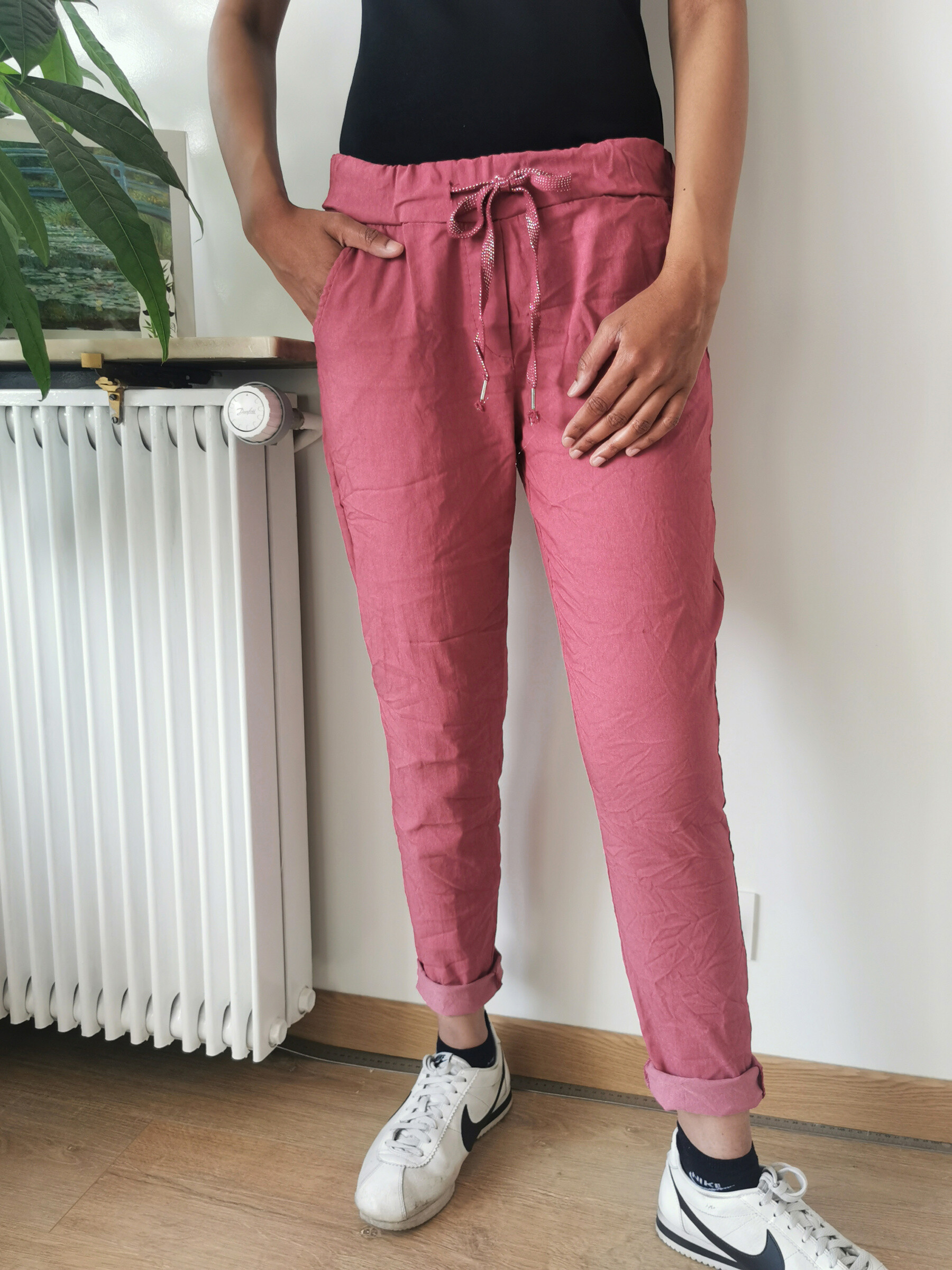 Wholesaler Zafa - Crinkled jogger pants
