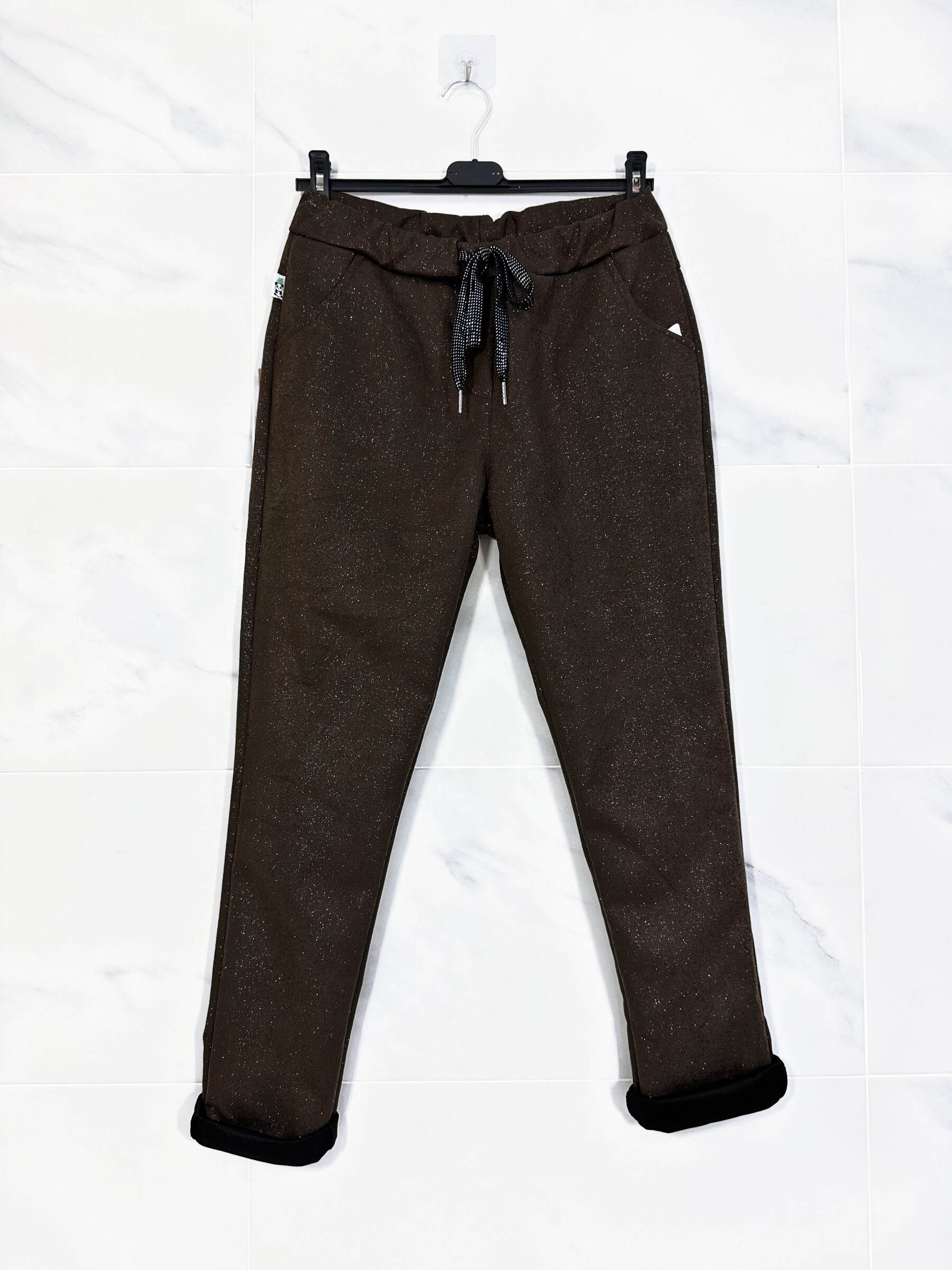 Wholesaler Zafa - Glitter suede pants