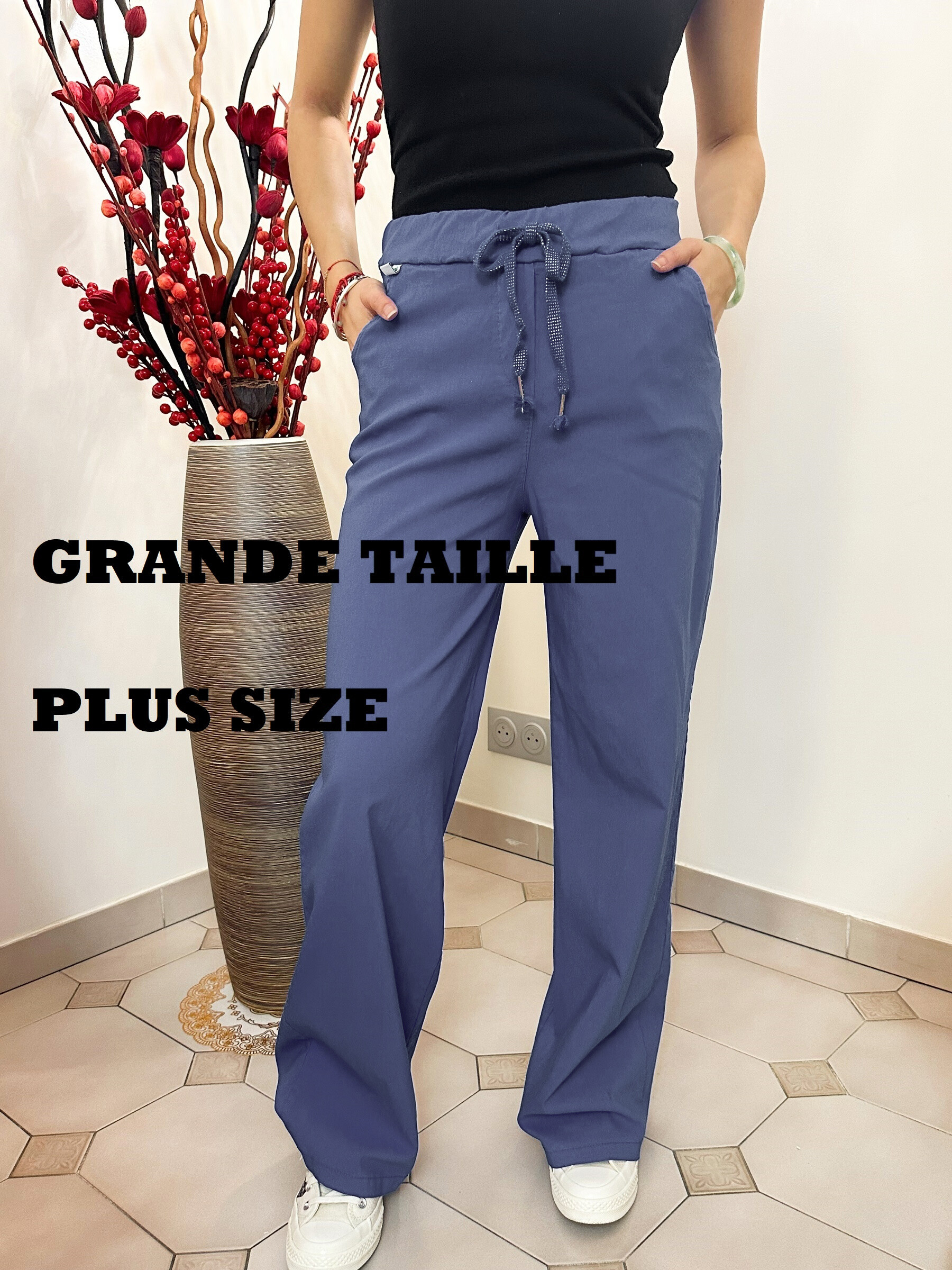 Mayorista Zafa - Gran tamaño de pantalones mágicos Tamaño recto