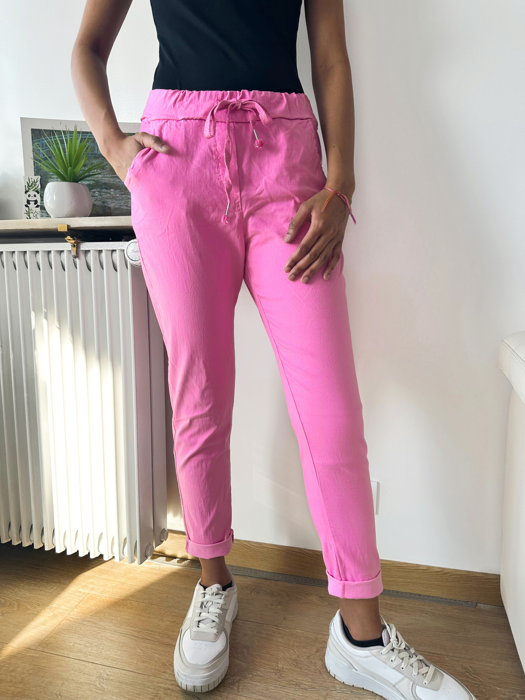 Grossiste Zafa - Panta-jogg magique froissé, à cordon