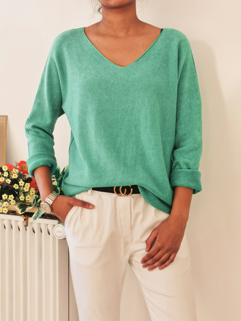 Grossiste Zafa - Pull en maille sans couture
