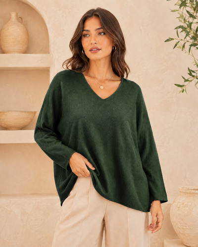 Grossiste Zafa - GRANDE TAILLE Pull en maille de qualité premium sans couture Grossiste Zafa - GRANDE TAILLE Pull en maille de qualité premium sans couture