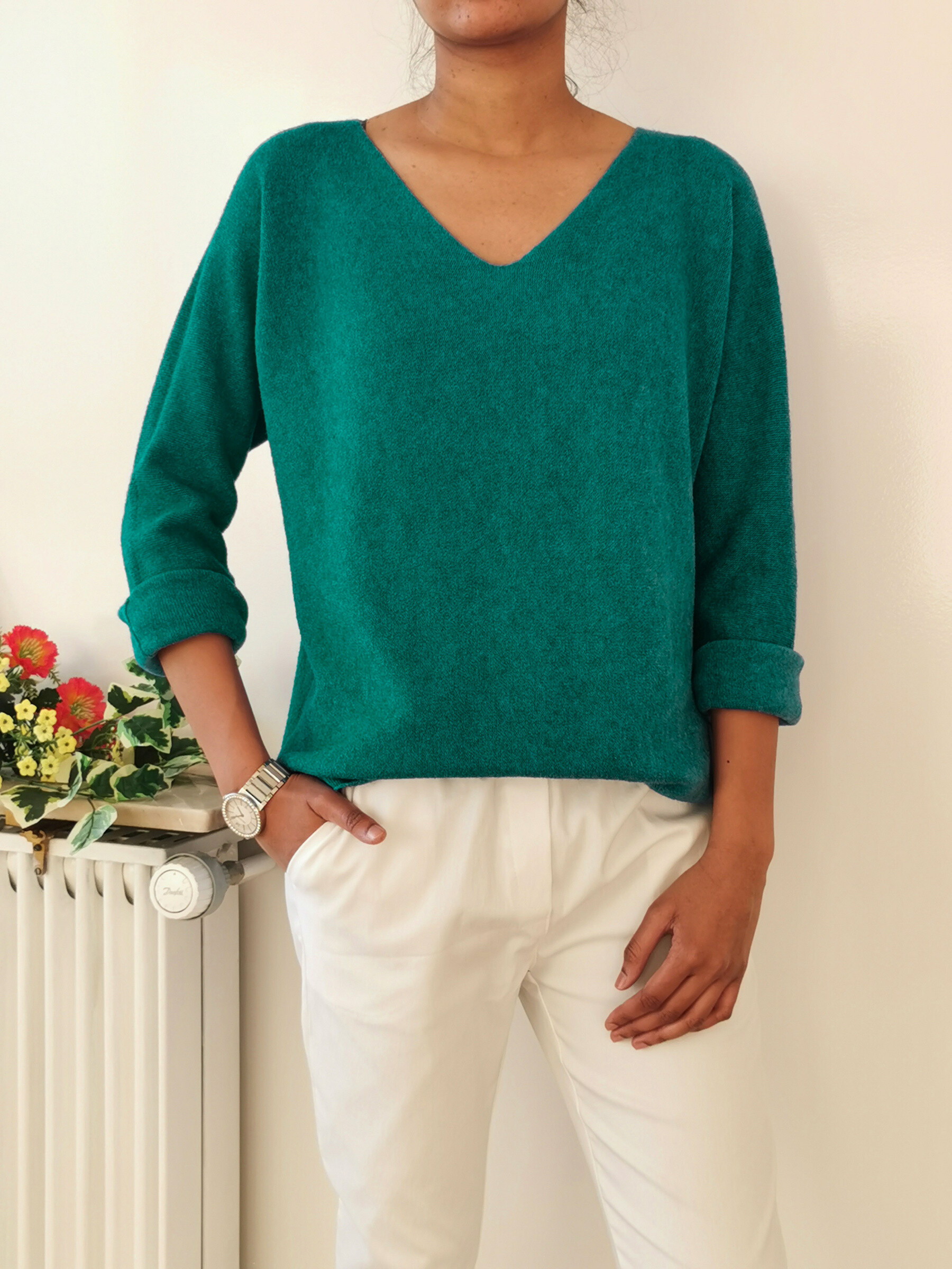 Großhändler Zafa - Nahtloser Strickpullover