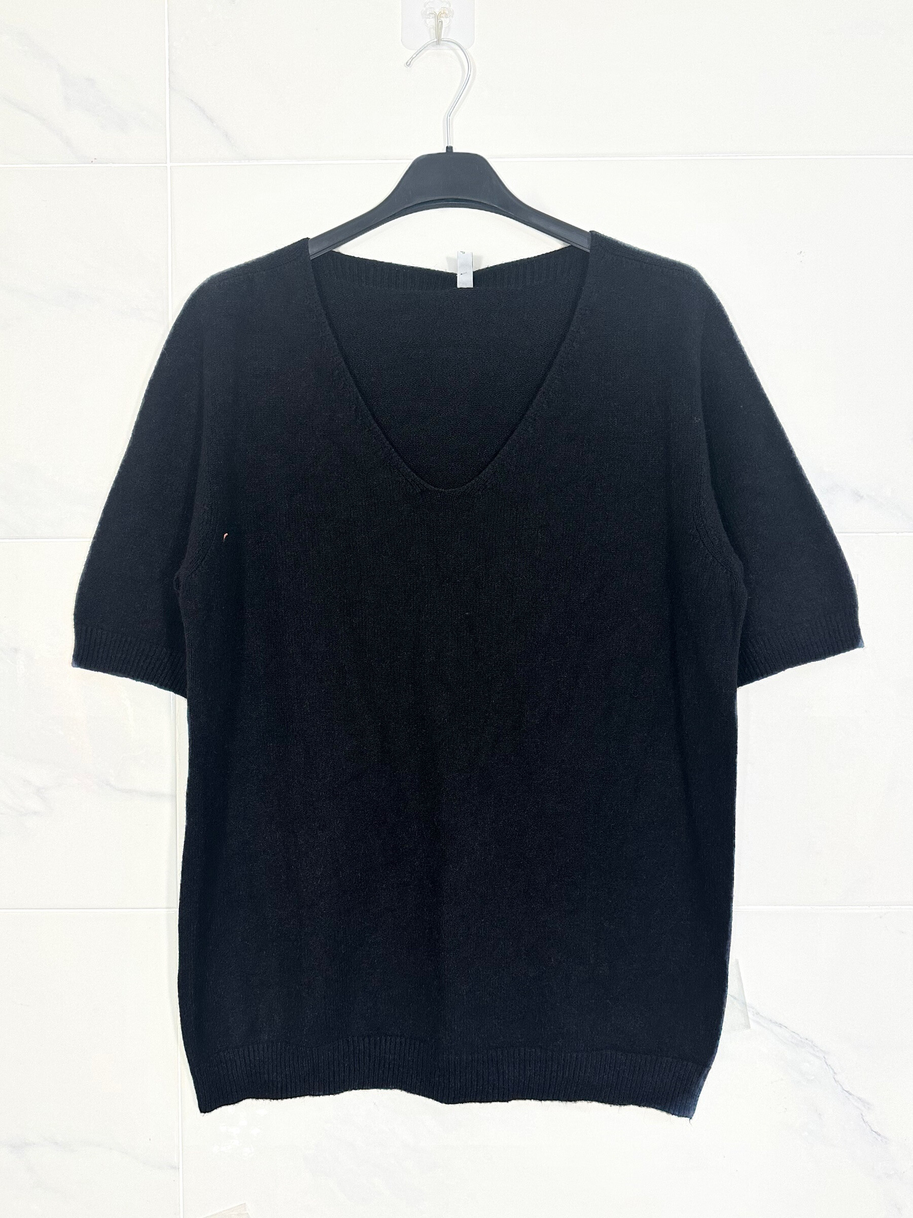 Grossiste Zafa - Pull en maille à manches courte de qualité premium sans couture