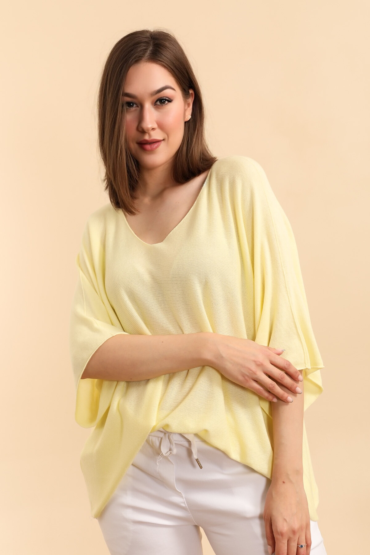 Grossiste Zafa - Pull oversize en fine maille