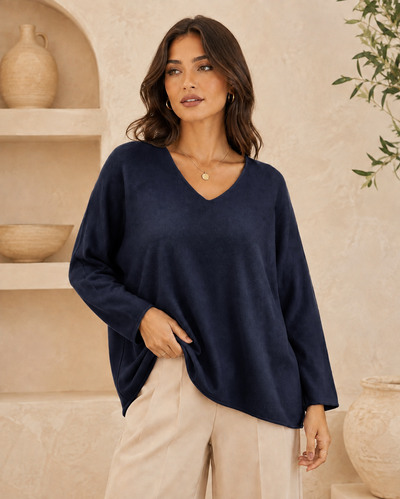 Grossiste Zafa - GRANDE TAILLE Pull en maille de qualité premium sans couture Grossiste Zafa - GRANDE TAILLE Pull en maille de qualité premium sans couture