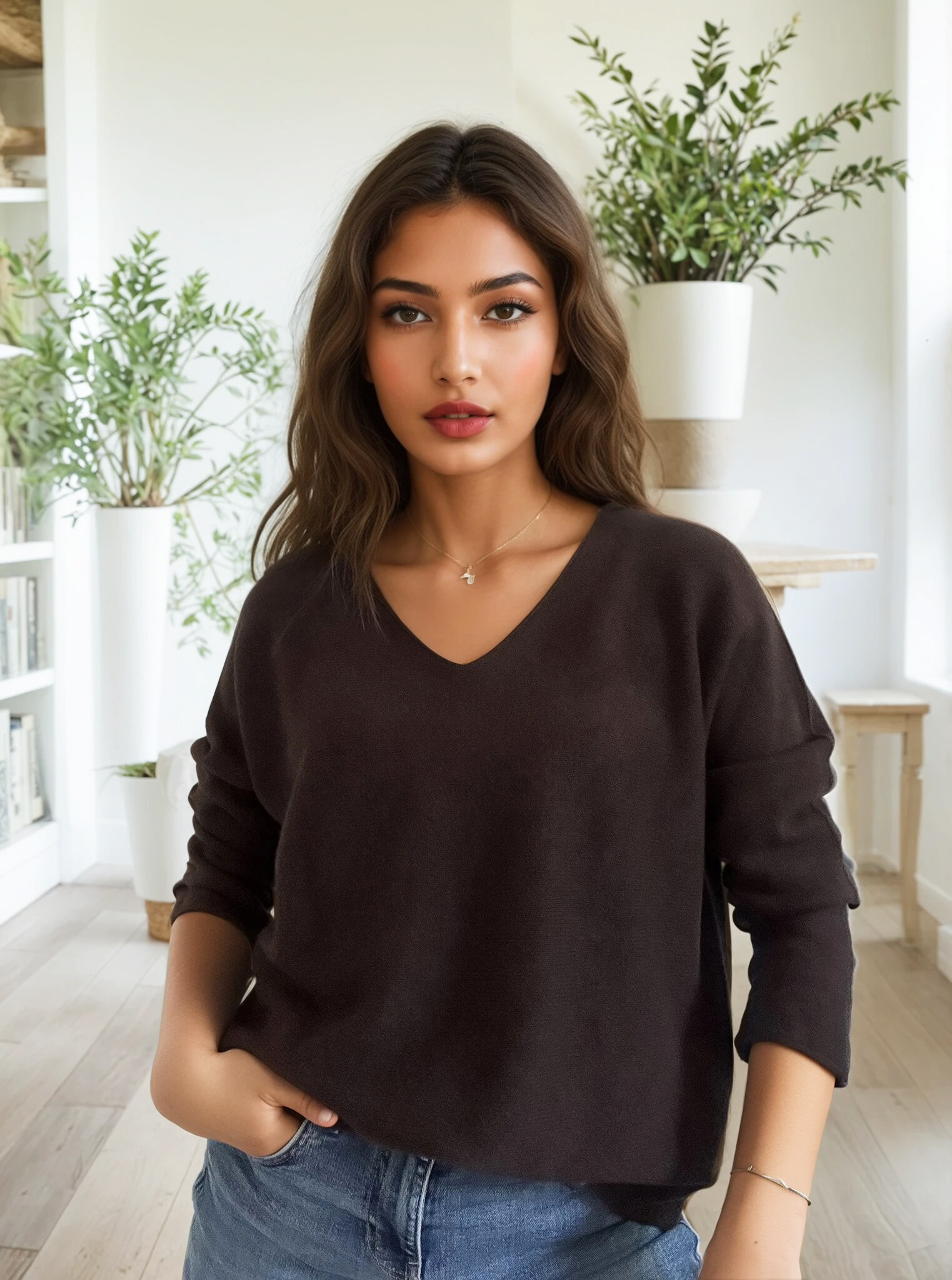 Großhändler Zafa - Nahtloser Strickpullover