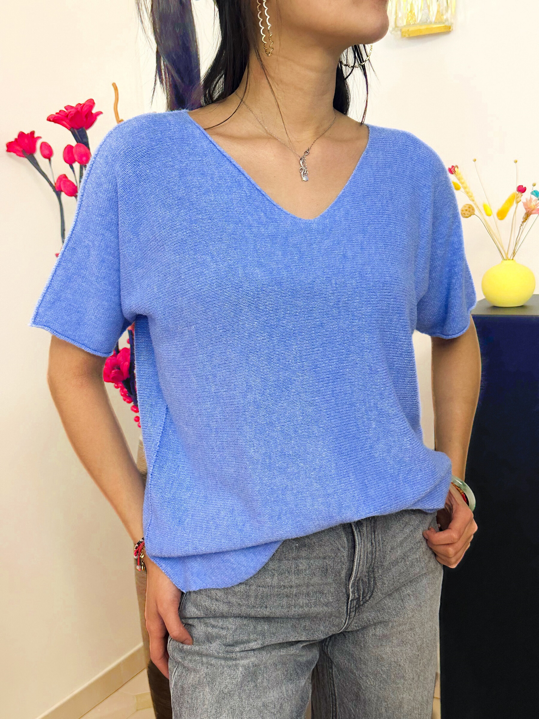 Wholesaler Zafa - Premium Quality -free shortened knit sweater without seam