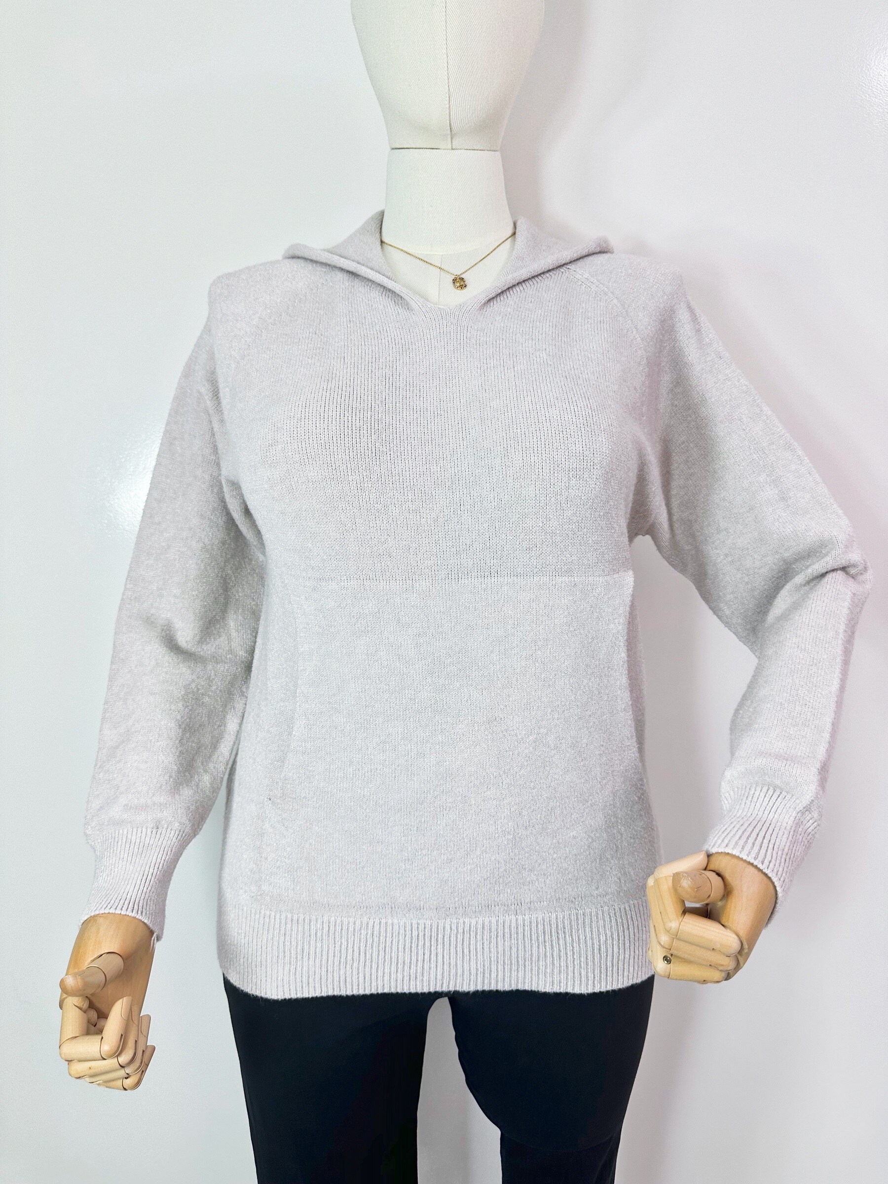 Großhändler Zafa - Hochwertiges, gestricktes, nahtloses Kapuzen-Sweatshirt
