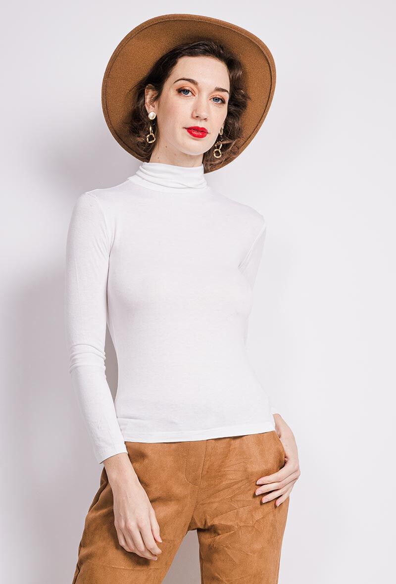 Wholesaler Zafa - Plain top, turtleneck