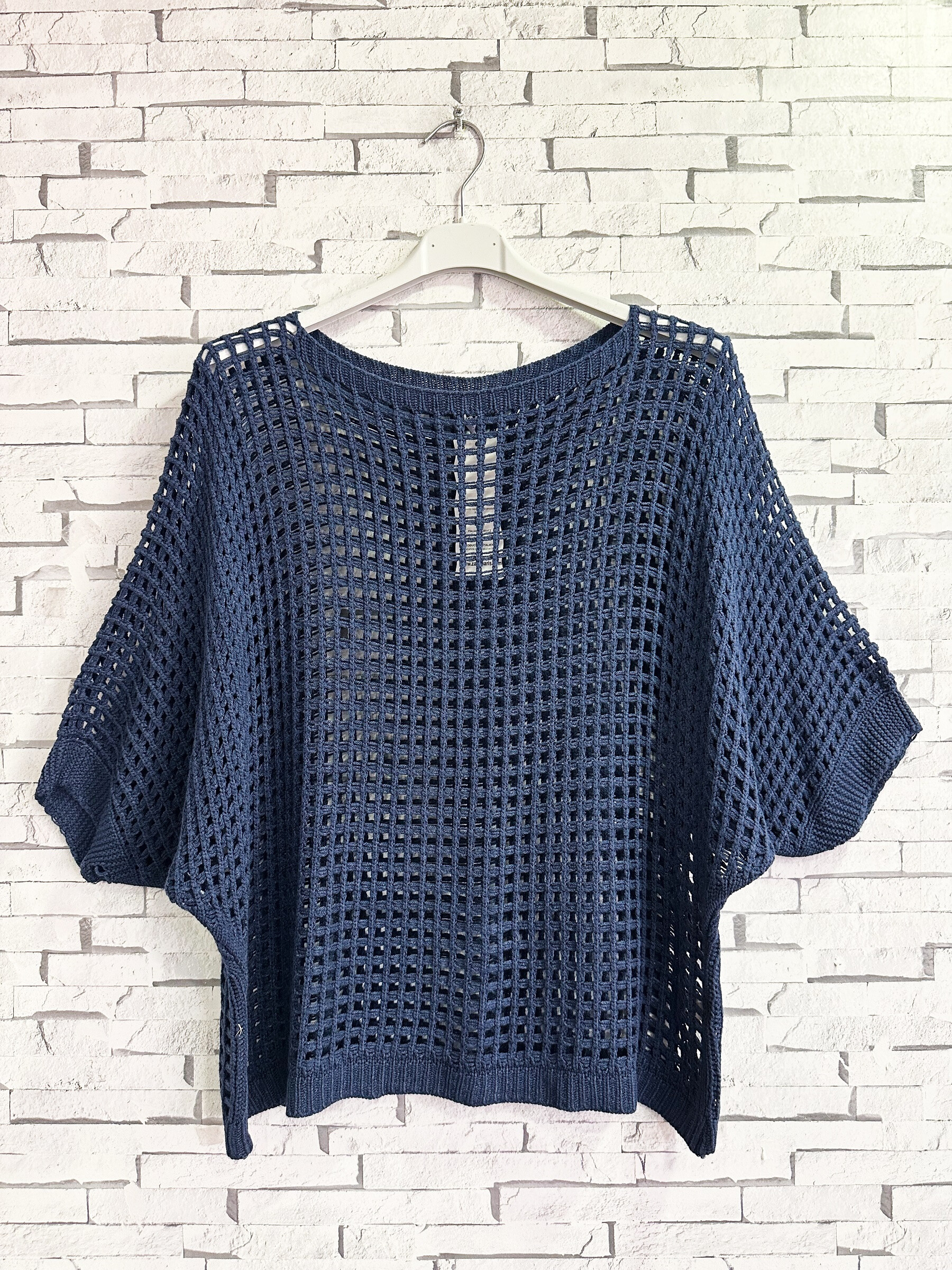 Wholesaler Zafa - Opened sweater with 3/4 sleeves, in fine knit