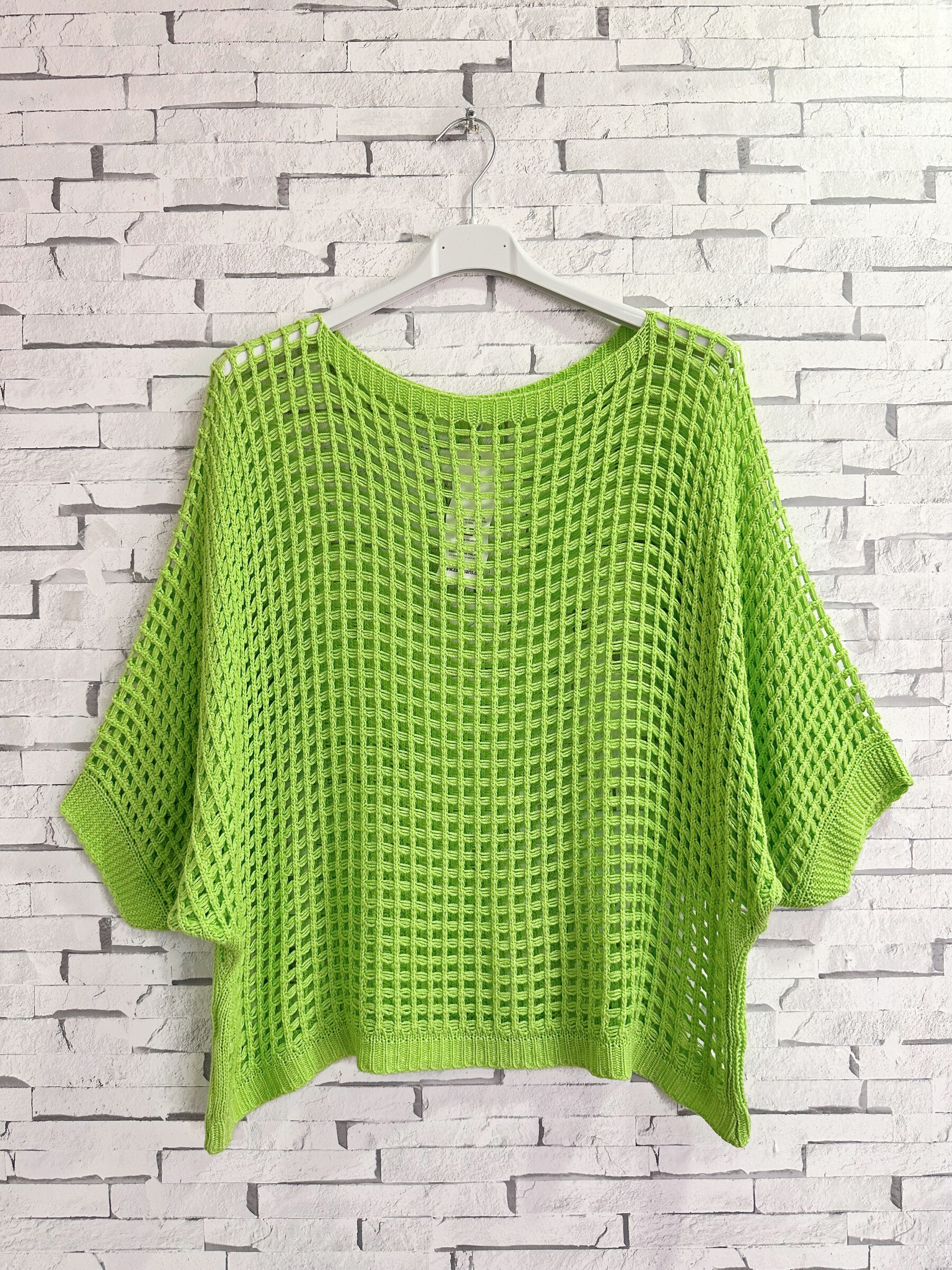 Wholesaler Zafa - Opened sweater with 3/4 sleeves, in fine knit