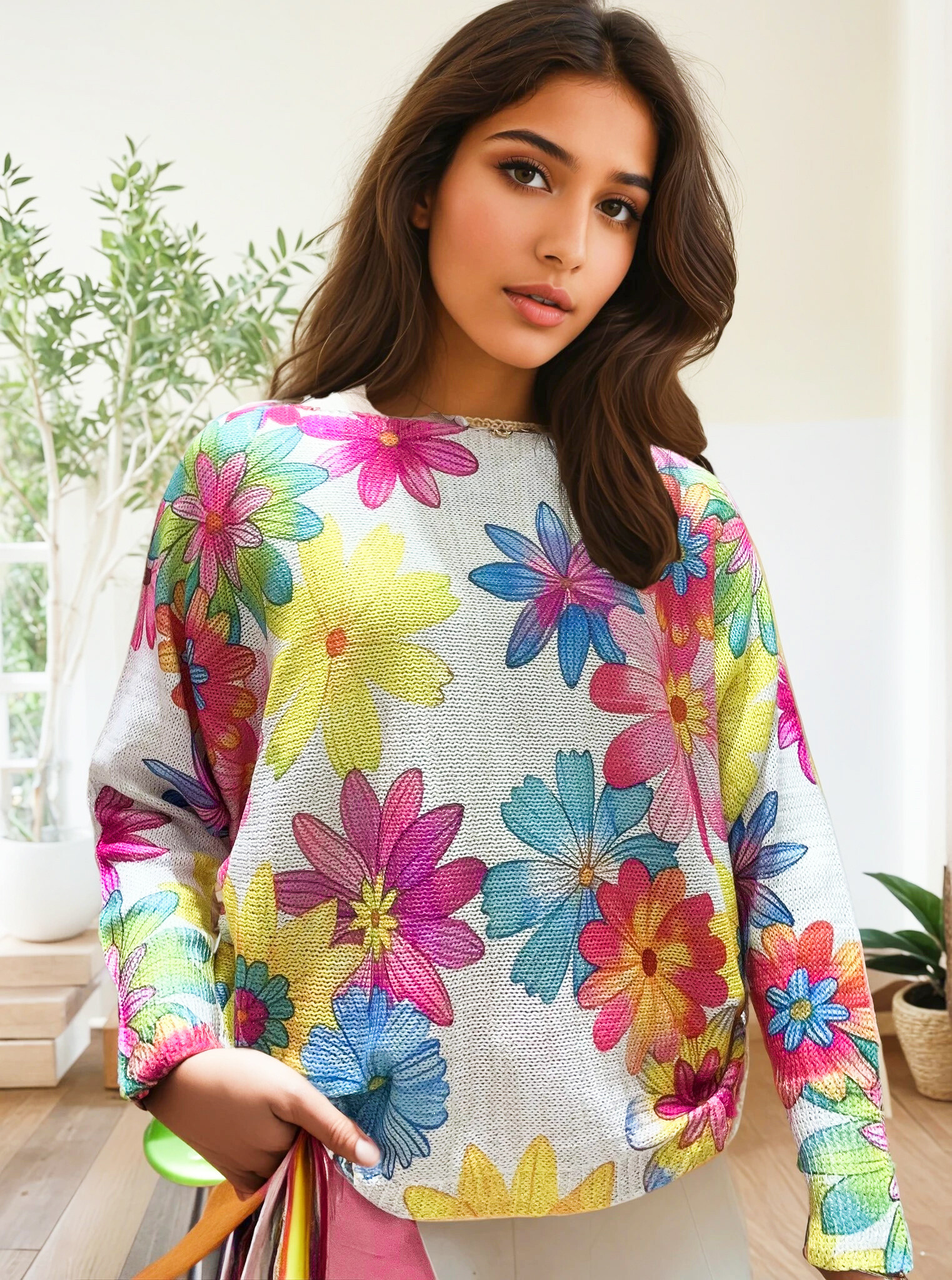 Wholesaler Zafa - Mail sweater with golden lurex