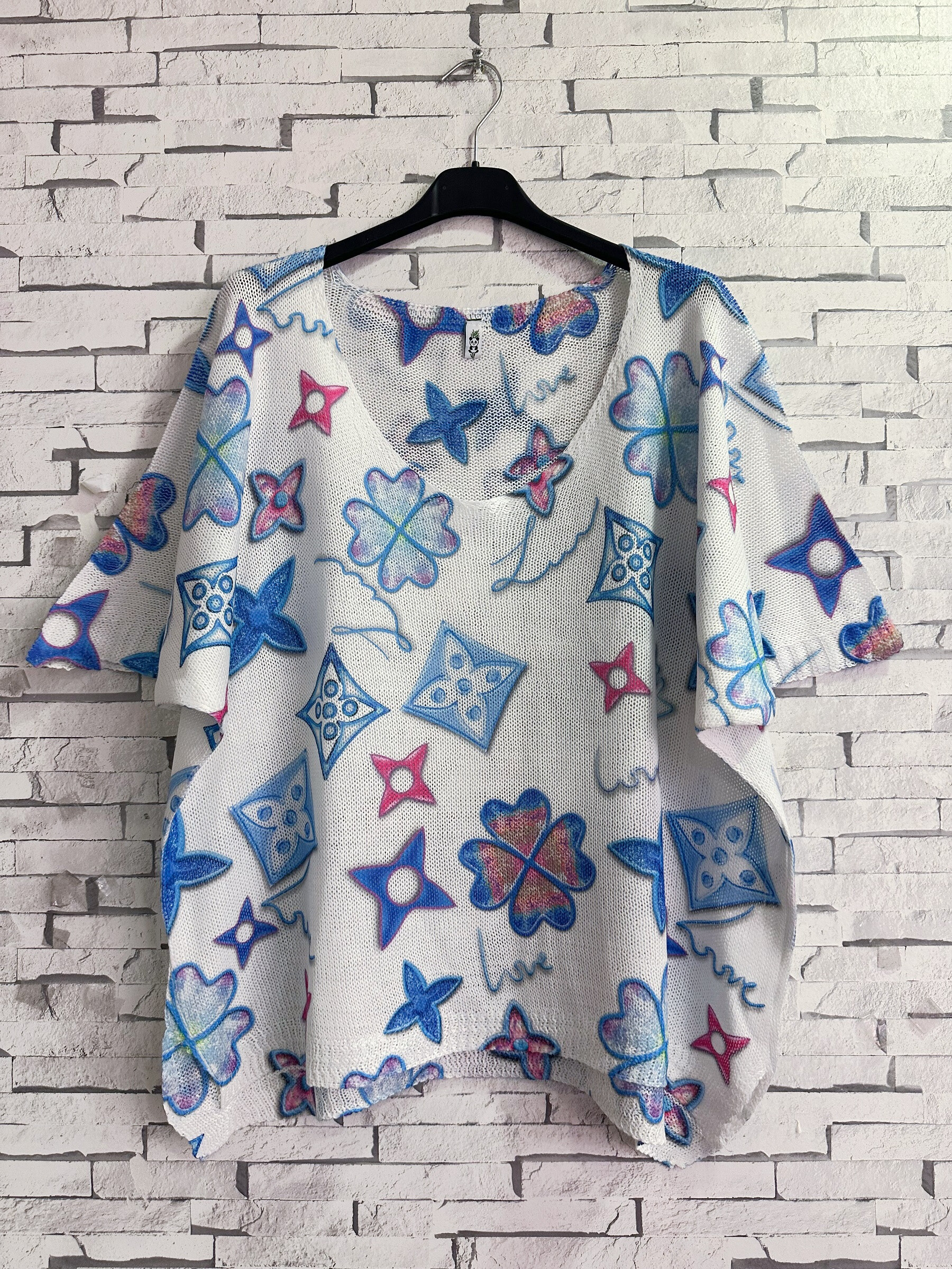 Wholesaler Zafa - Mesh effect T-Shirt, with V-neck
