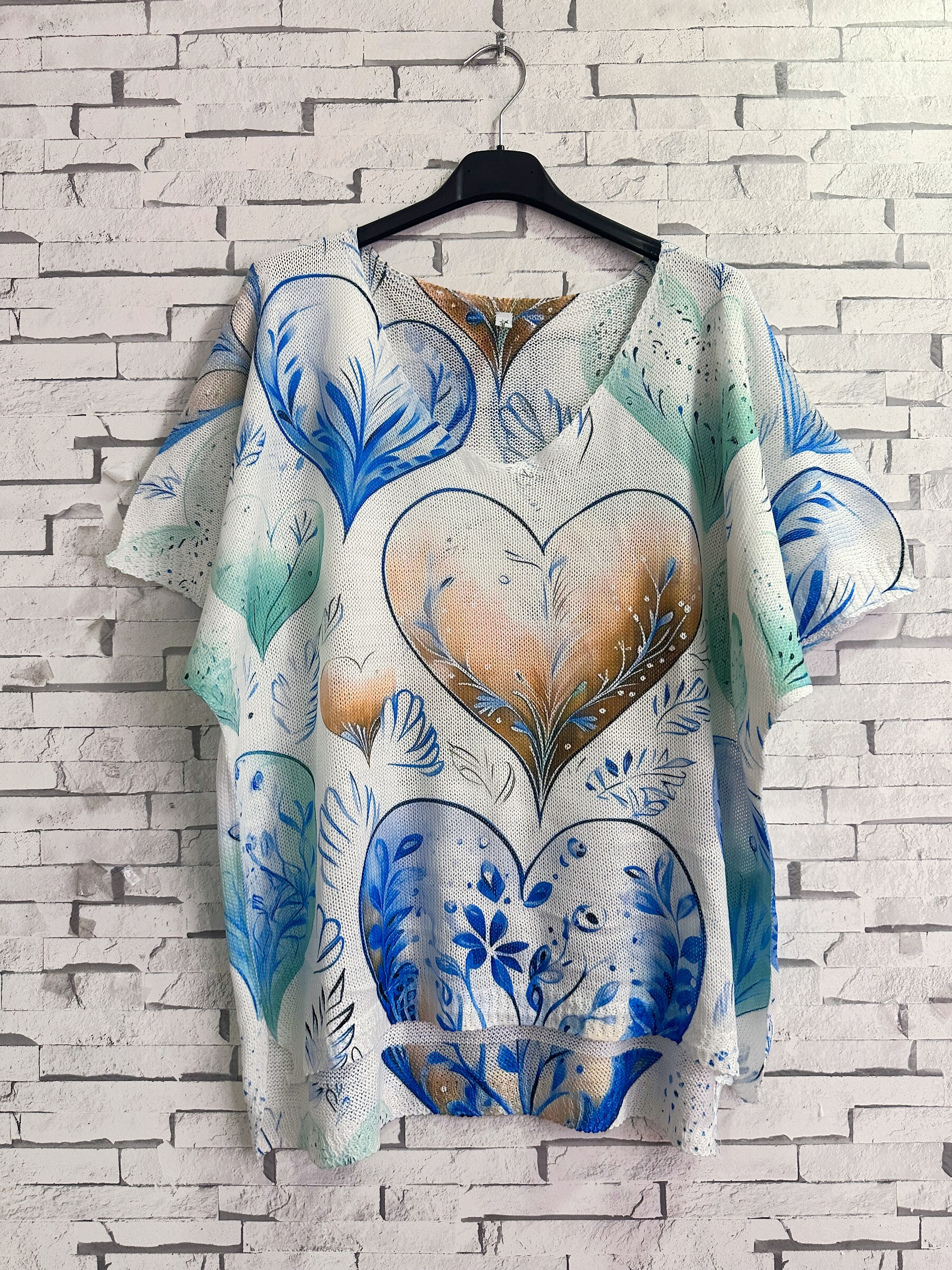 Wholesaler Zafa - Mesh effect T-Shirt, with V-neck