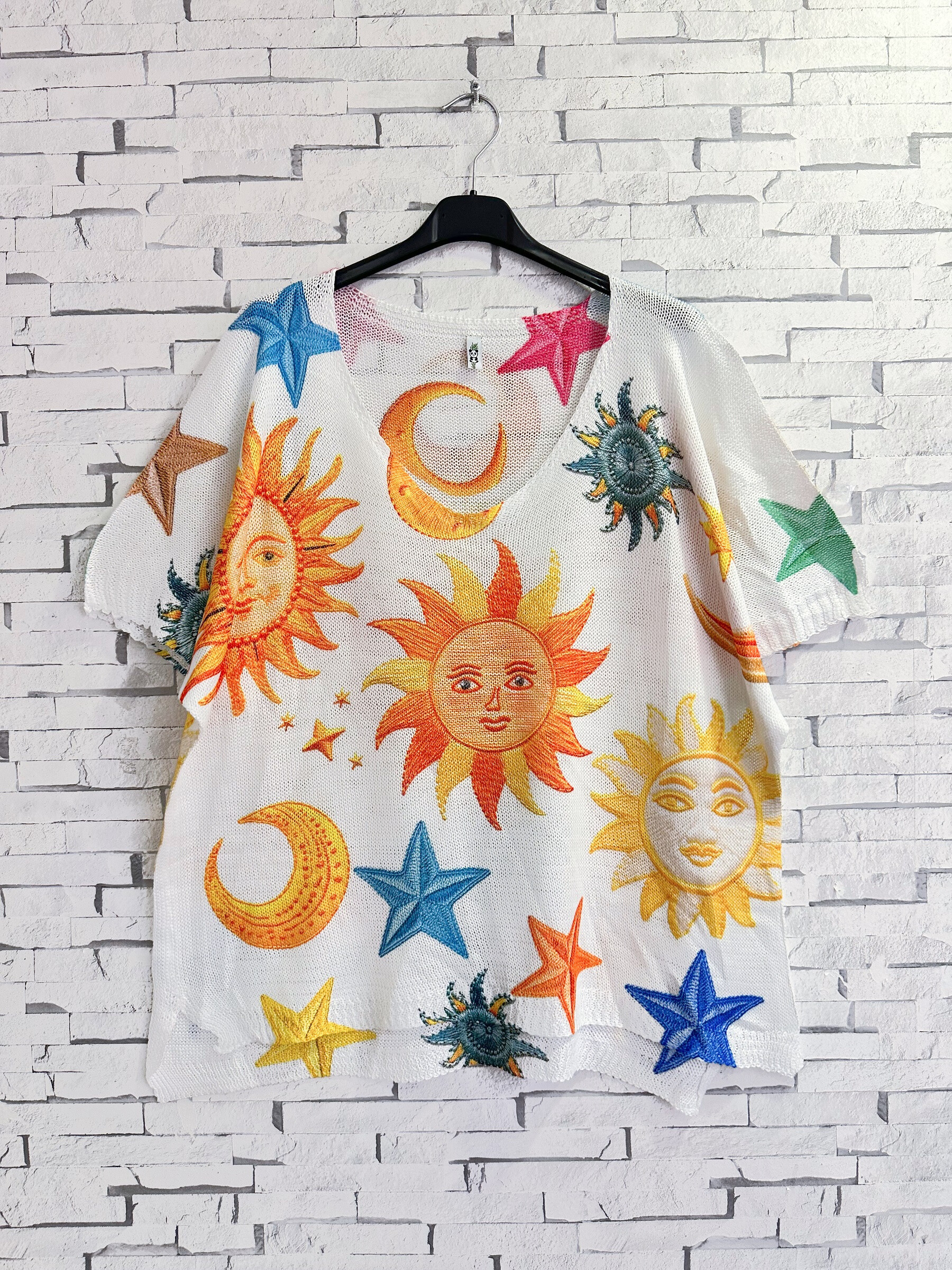 Wholesaler Zafa - Mesh effect T-Shirt, with V-neck