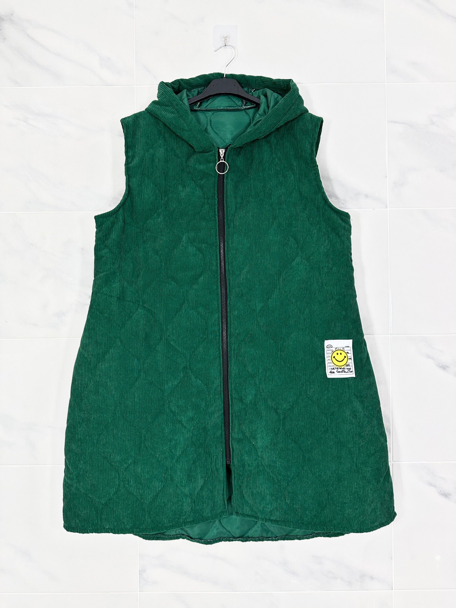 Wholesaler Zafa - Mid-length velvet jacket, sleeveless