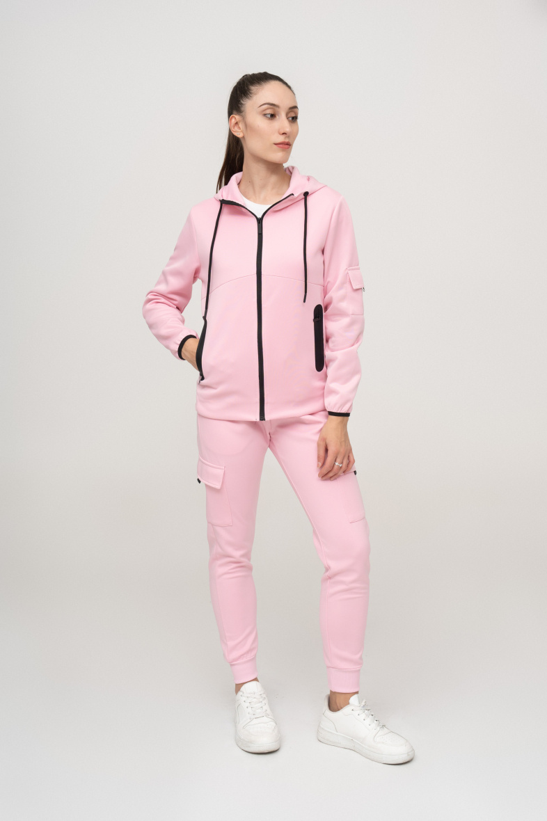 Wholesaler Zayne Paris - Jogging set with hood and bi-color zip