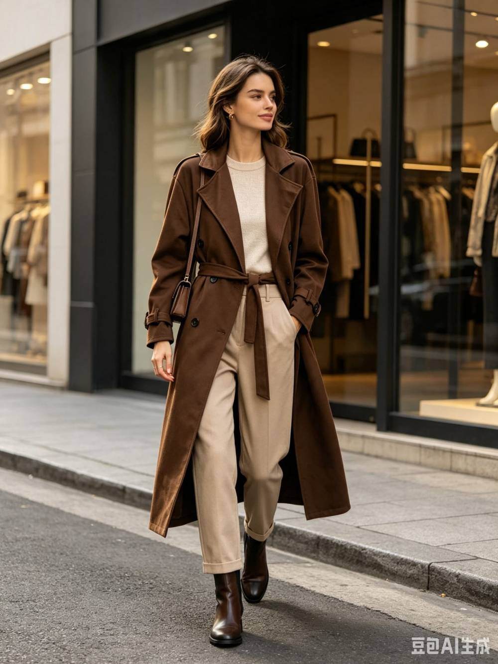 Wholesaler ZC MODE - Coat with pocket and belt