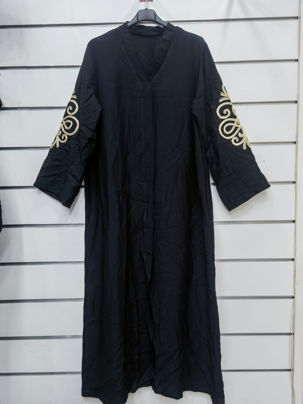 Grossiste ZC MODE - ROBE LONGUE ABAYA broderie manche