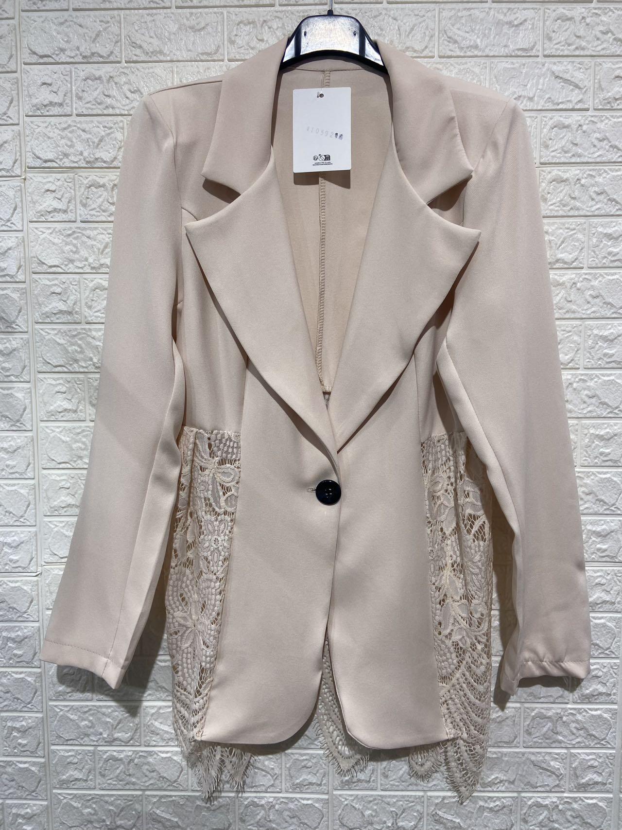 Mayorista ZC MODE - Blazer fluido con inserciones de encaje