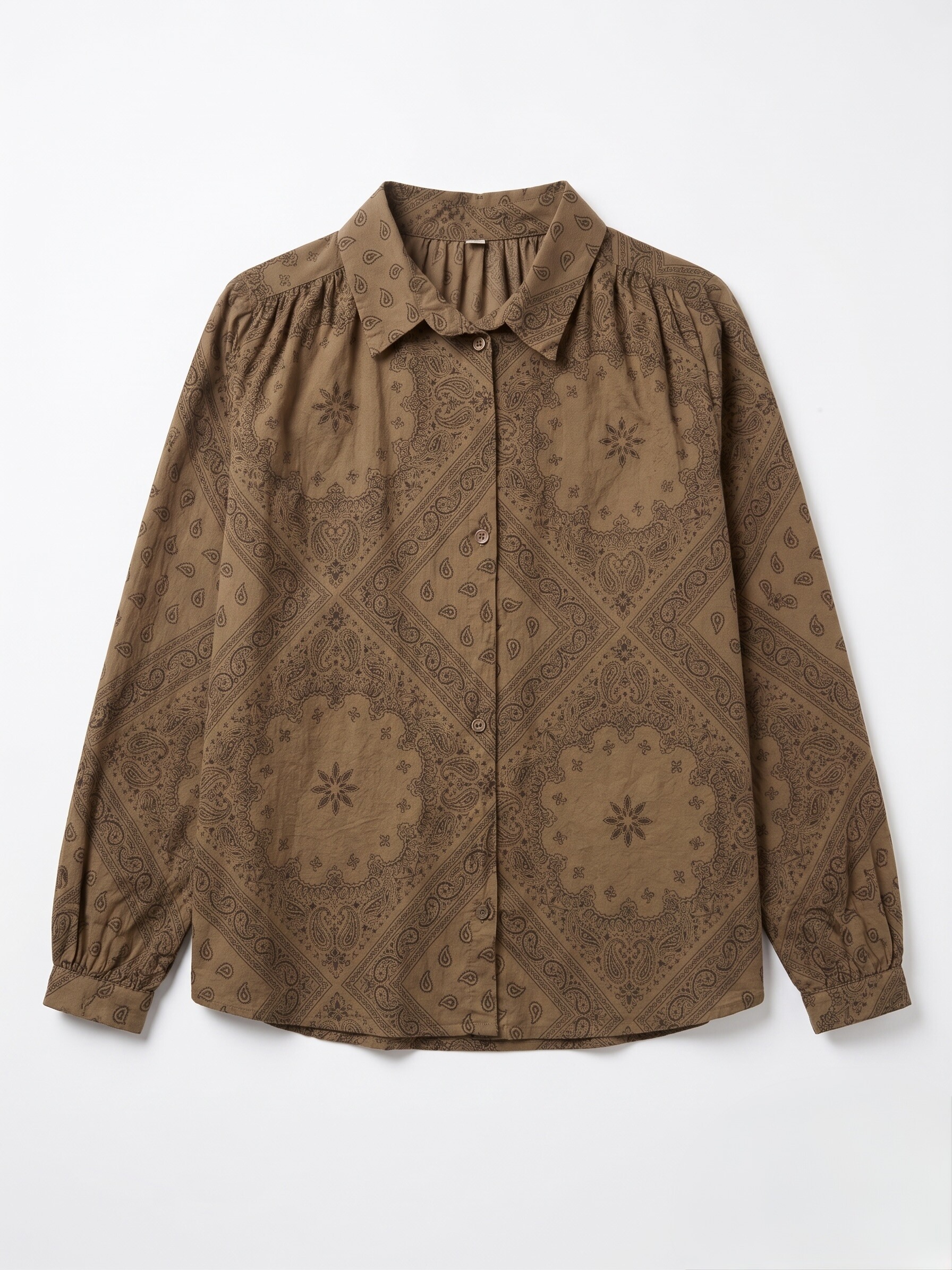 Wholesaler Zelia - Paisley print shirt