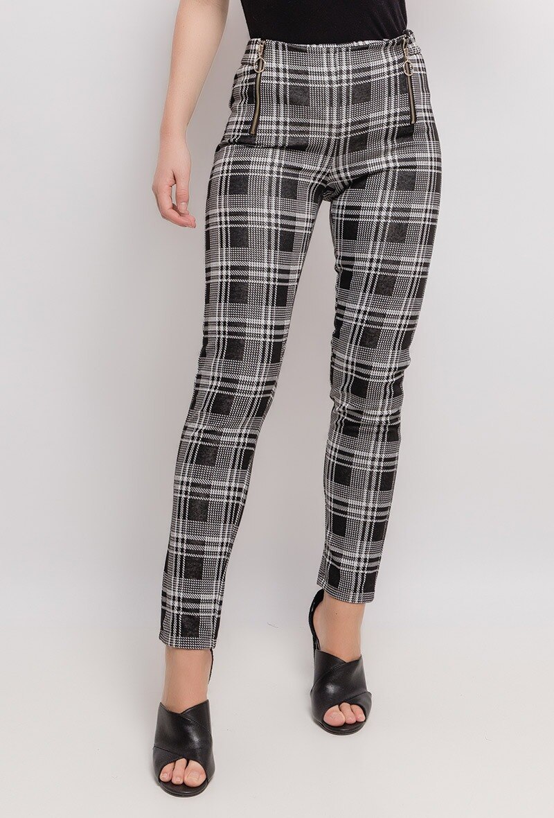 Grossiste Zelia - Leggings à carreaux