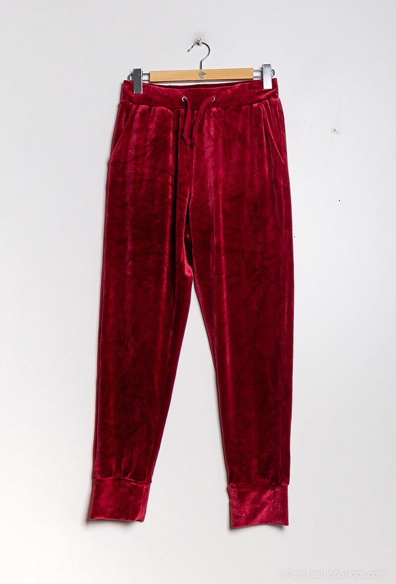 Grossiste Zelia - Pantalon de jogging en velours
