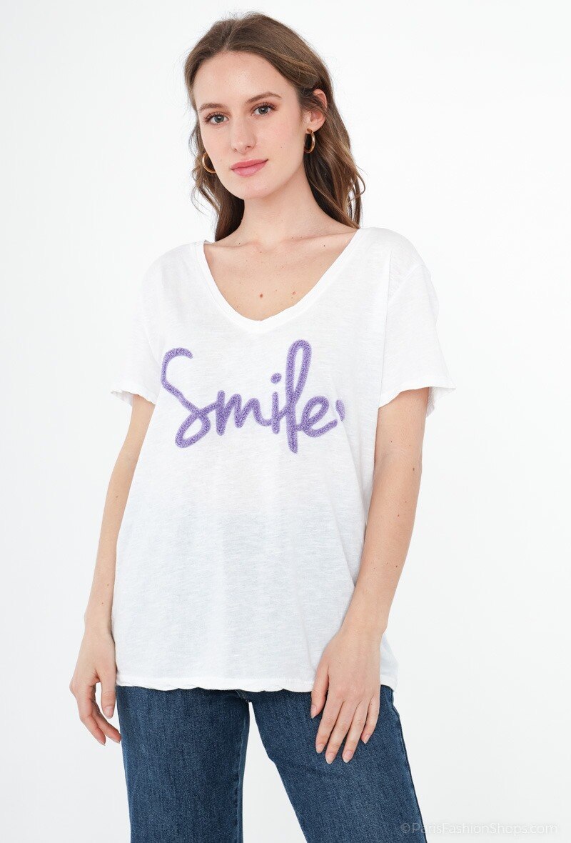 Wholesaler Zelia - T-shirt with script
