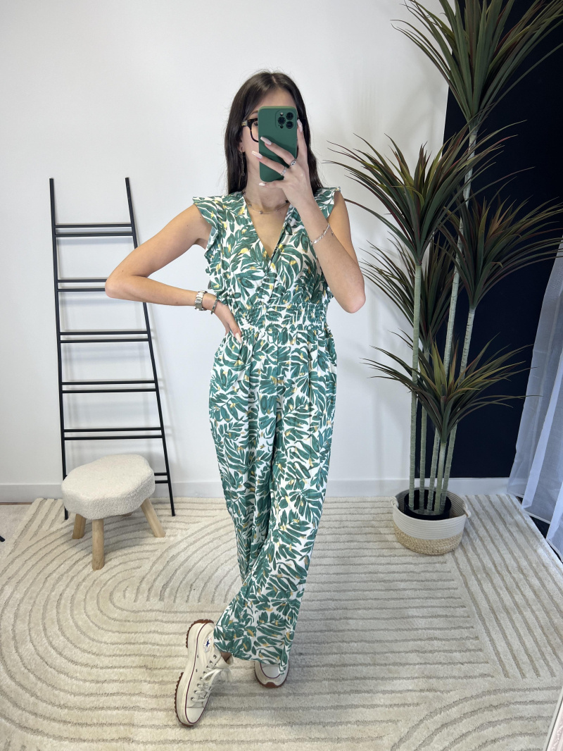Wholesaler Zoe Mode (Elena Z) - Gold print jumpsuit