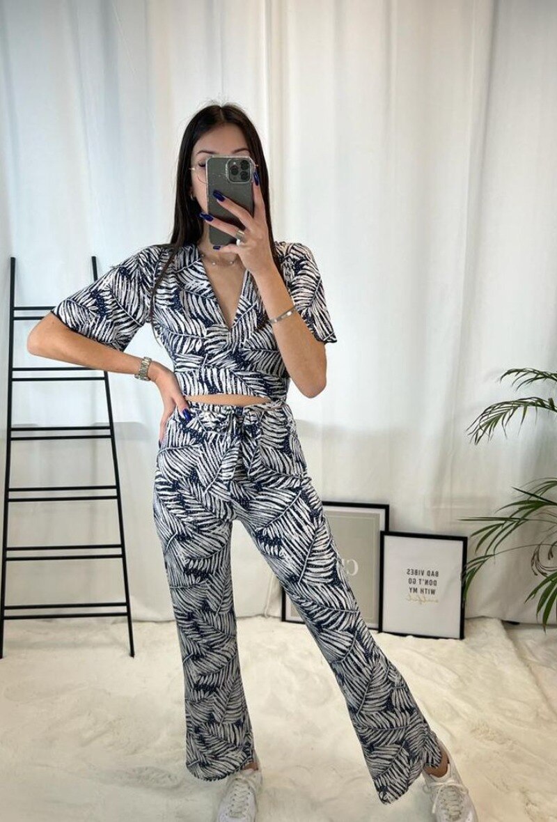 Wholesaler Zoe Mode (Elena Z) - Top et pantalon imprimés