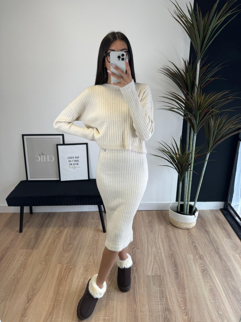 Wholesaler Zoe Mode (Elena Z) - Dress and sweater set